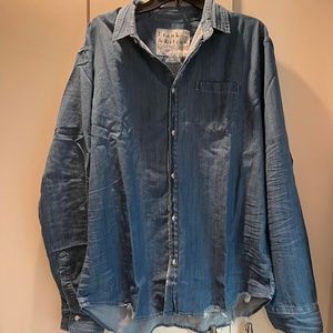 Frank & Eileen Denim Button Down - Size L